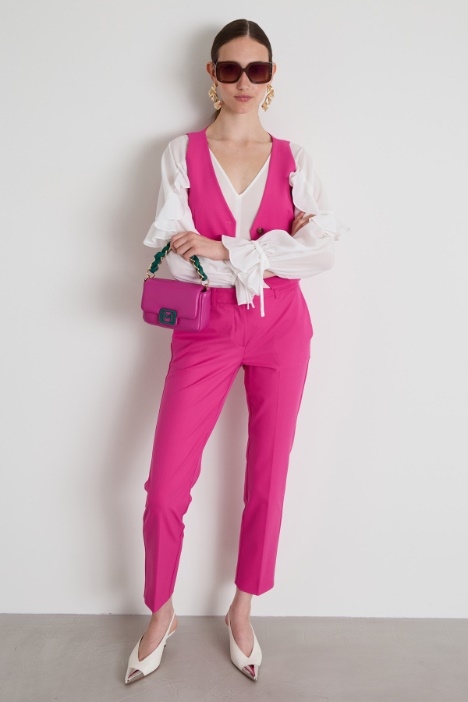 Blusa con rouches Intrend