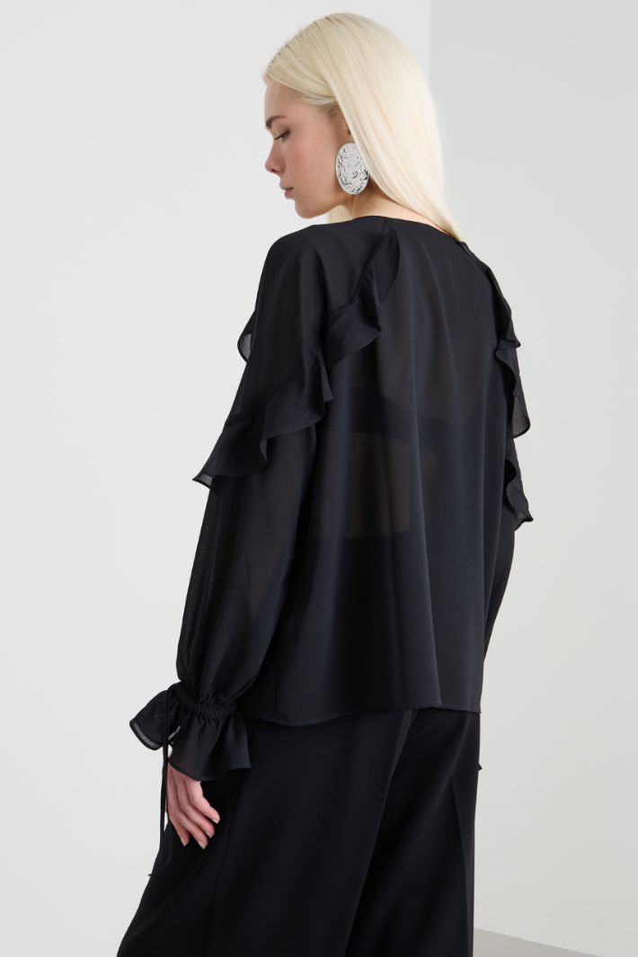 Blusa con rouches Intrend - 2