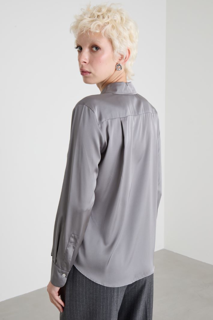 Camicia in raso Intrend - 2
