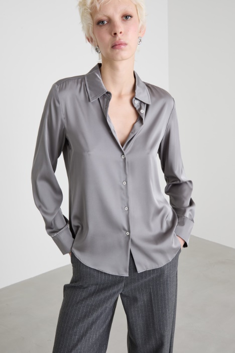 Camicia in raso Intrend