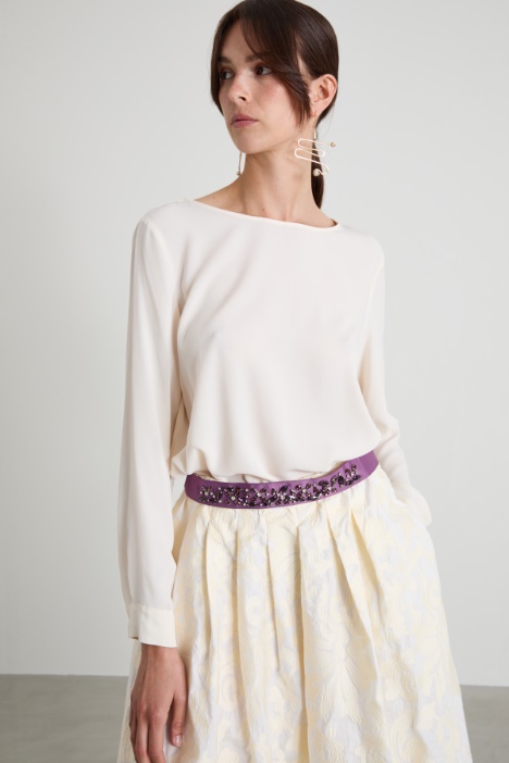 Crepe de chine blouse Intrend
