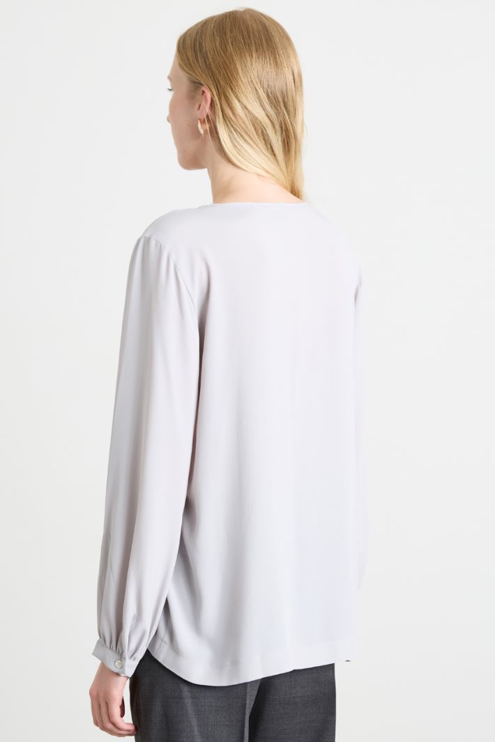 Blusa in crépe Intrend - 2