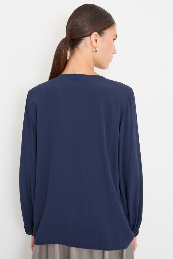 Blusa in crépe Intrend - 2