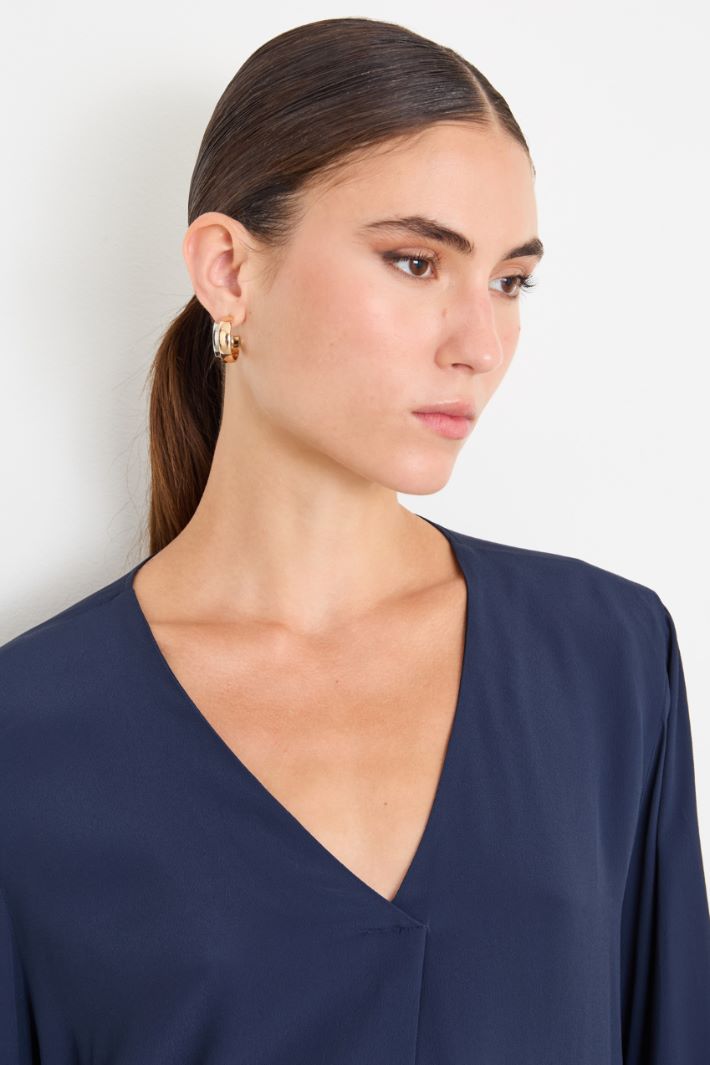 Blusa in crépe Intrend - 4