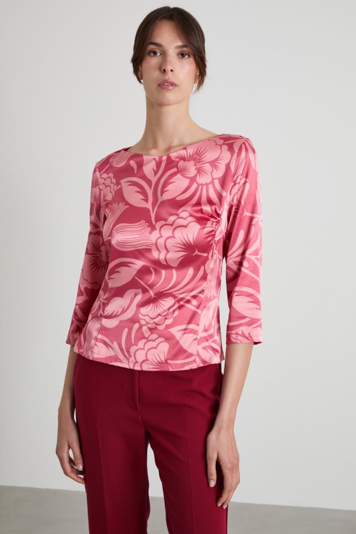 Blusa in raso Intrend