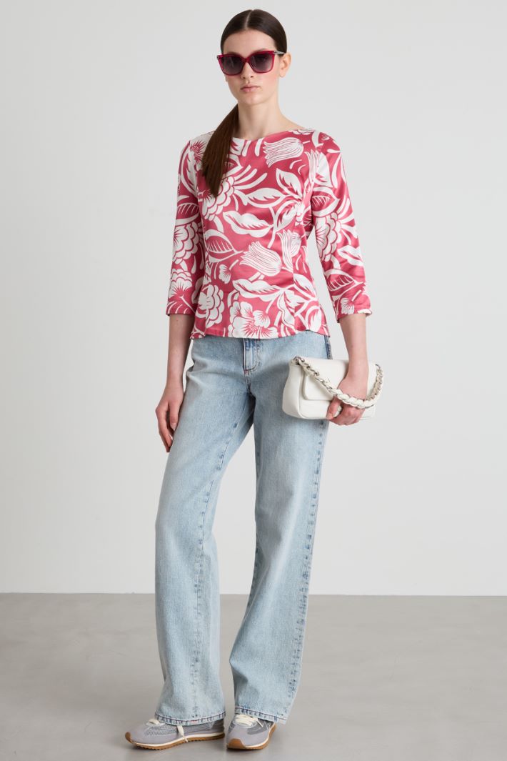 Blusa in raso Intrend - 3