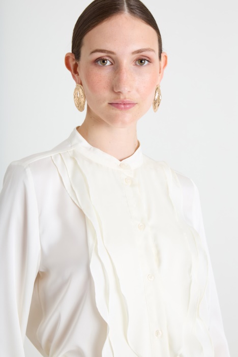 Camicia con volant