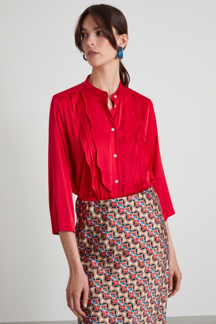 Camicia con volant Intrend