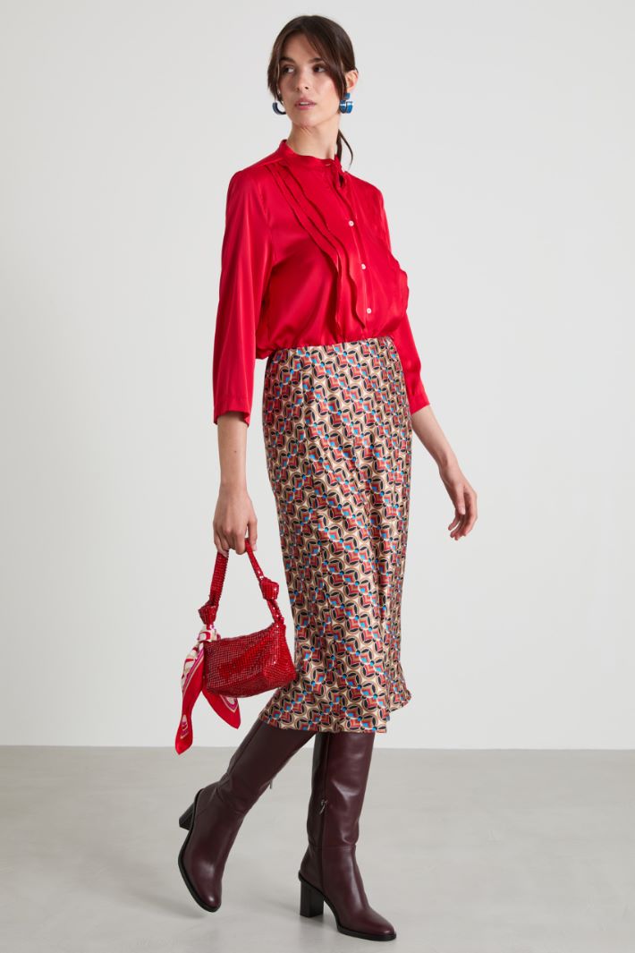 Camicia con volant Intrend - 3