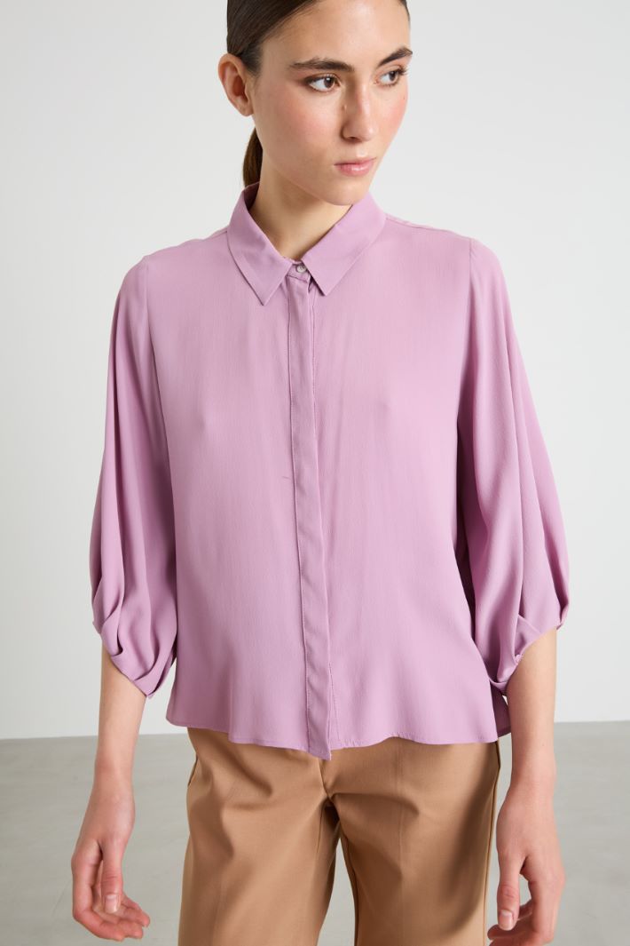 Camicia in crêpe Intrend