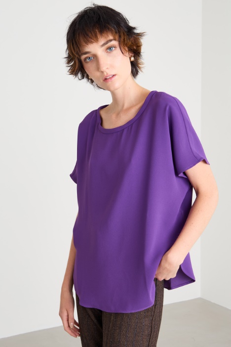 Fluid crepe top Intrend