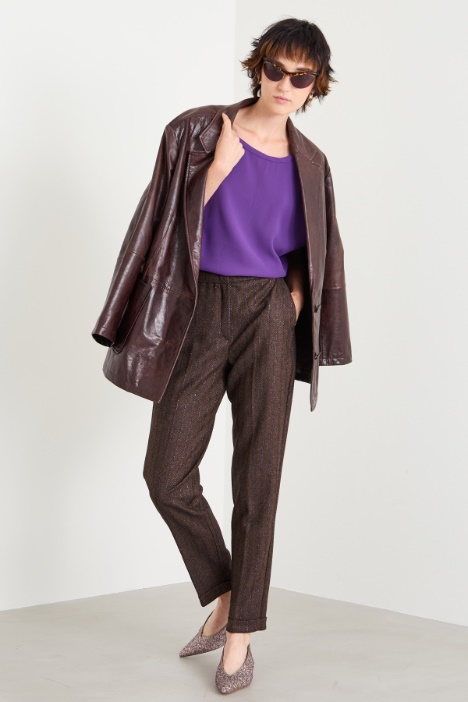 Fluid crepe top Intrend