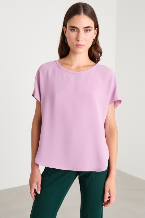Fluid crepe top Intrend