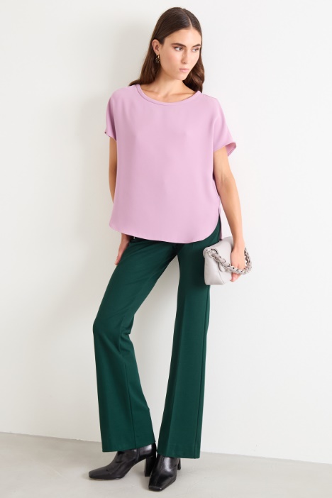 Fluid crepe top Intrend
