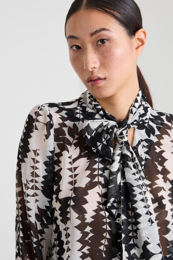 Camicia con foulard Intrend - 4
