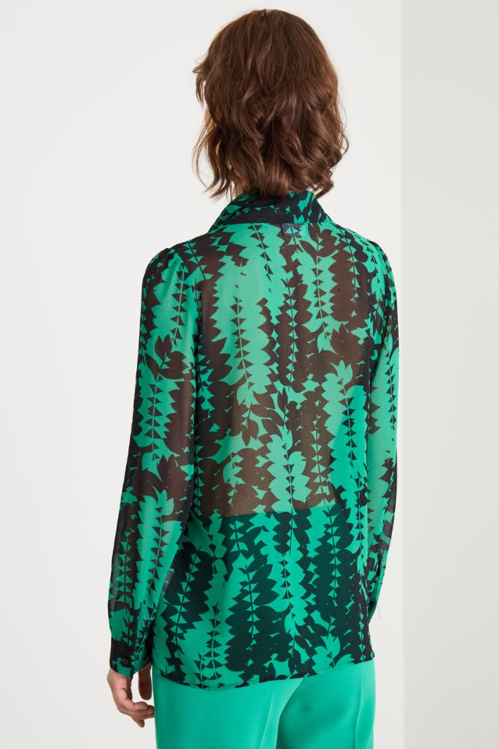 Neckerchief-adorned shirt Intrend - 4