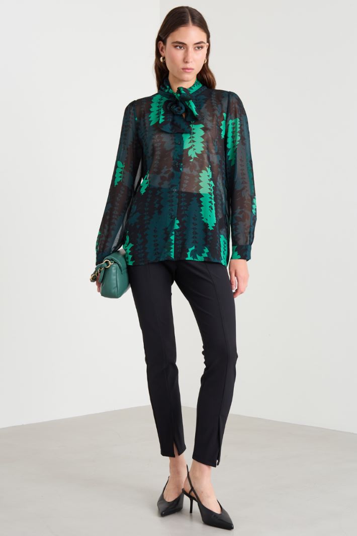Camicia con foulard Intrend - 3