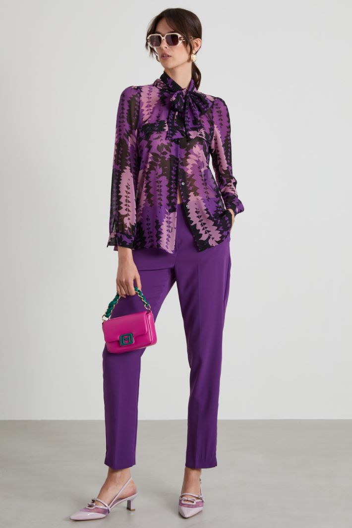 Camicia con foulard Intrend - 3
