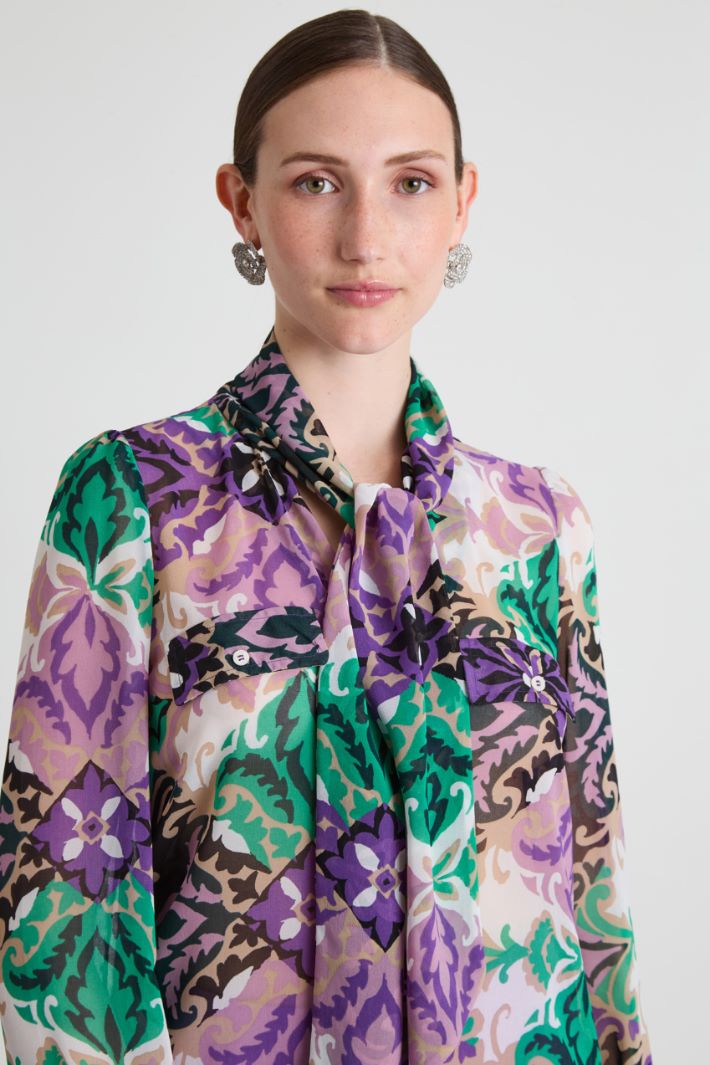Camicia con foulard Intrend - 4