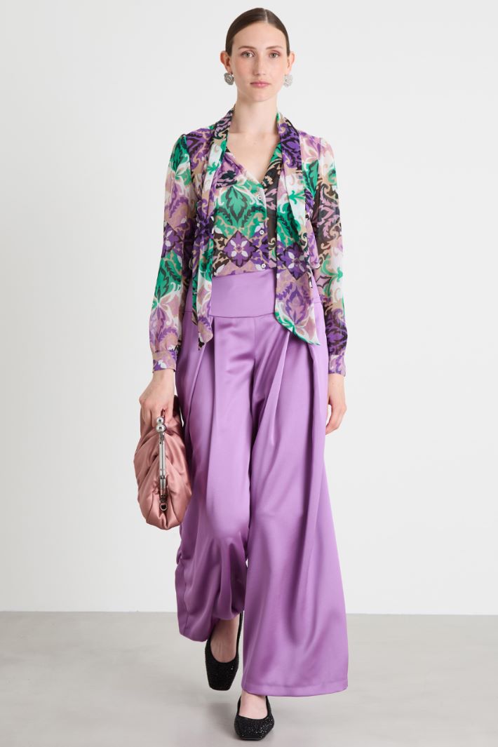 Camicia con foulard Intrend - 3