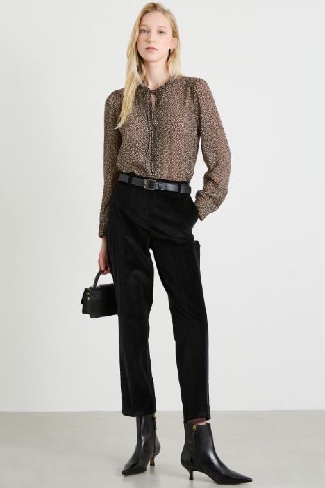 Blouse in printed plumetis Intrend