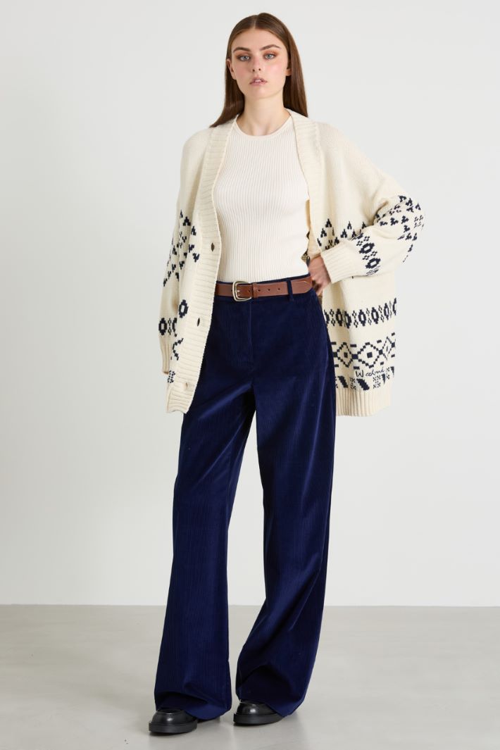 Velvet trousers Intrend