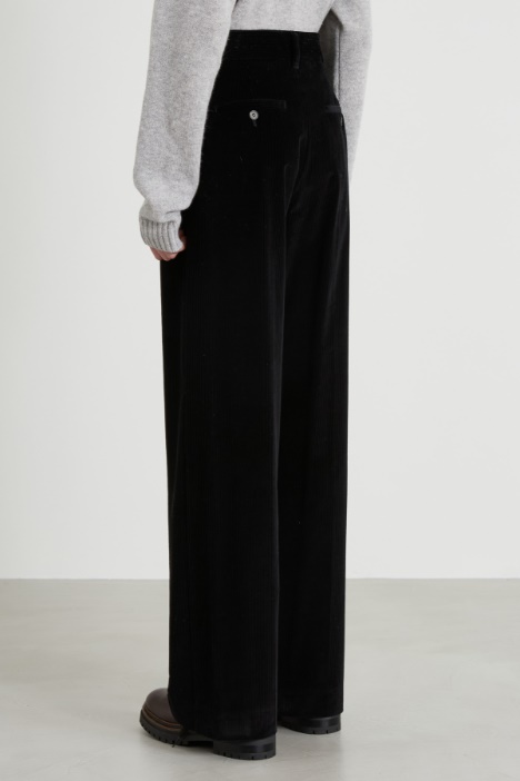 Pantaloni in velluto di cotone