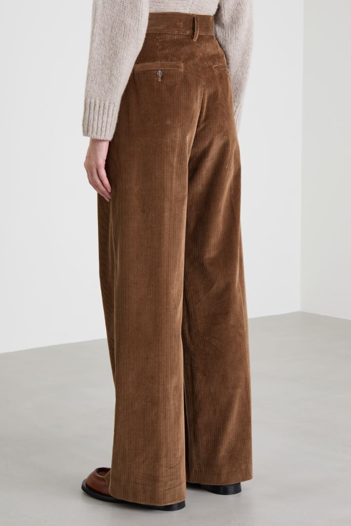 Velvet trousers Intrend - 3