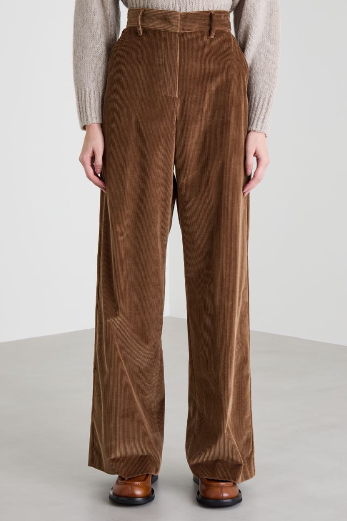Velvet trousers Intrend - 2