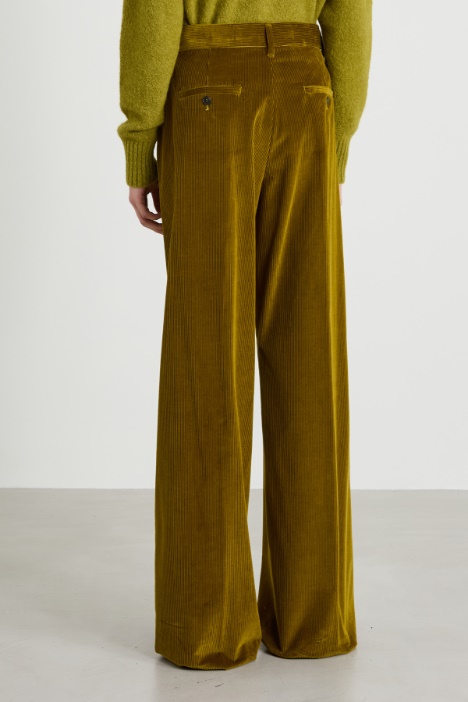 Pantaloni in velluto di cotone