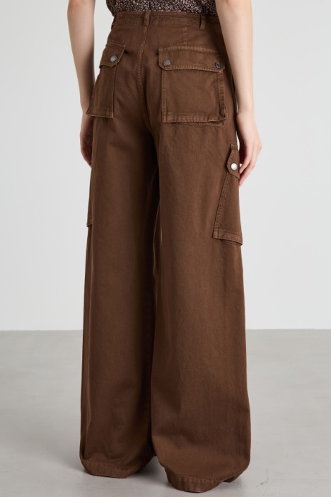 Gabardine cargo trousers Intrend - 2