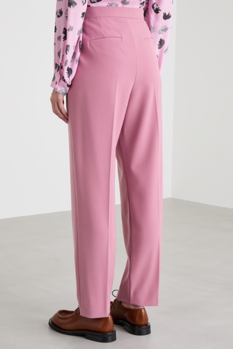 Pantaloni in twill con pinces