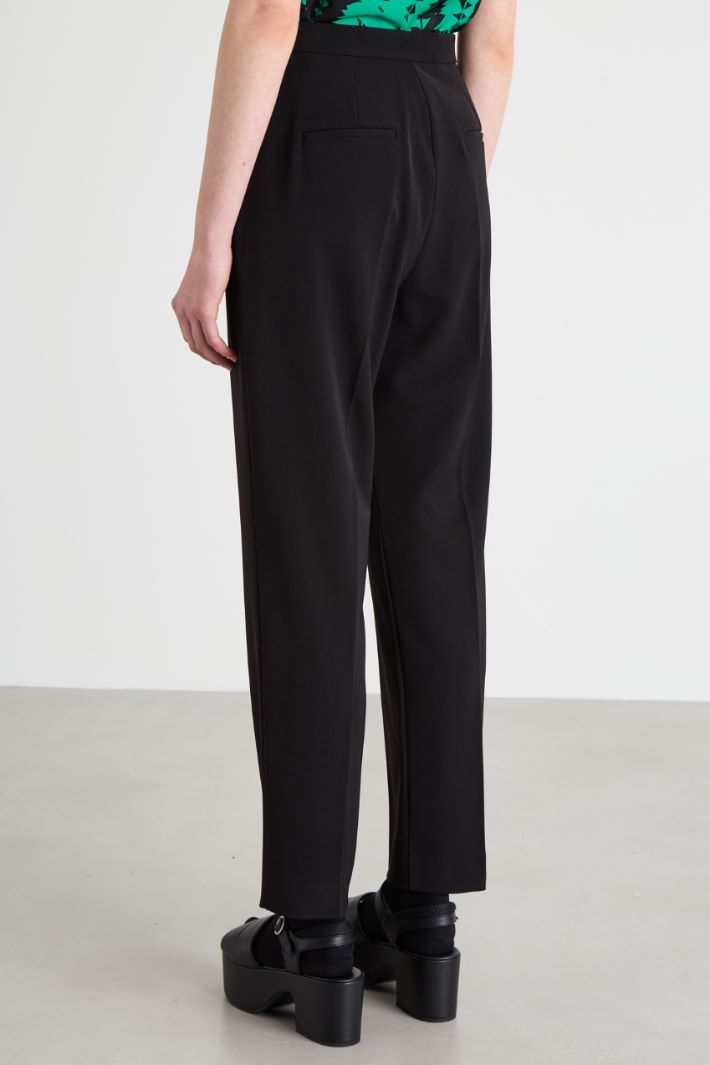 Darted twill trousers Intrend - 3