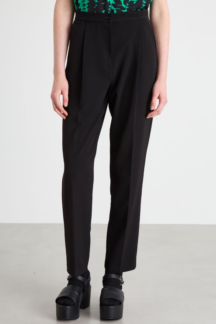 Darted twill trousers Intrend - 2