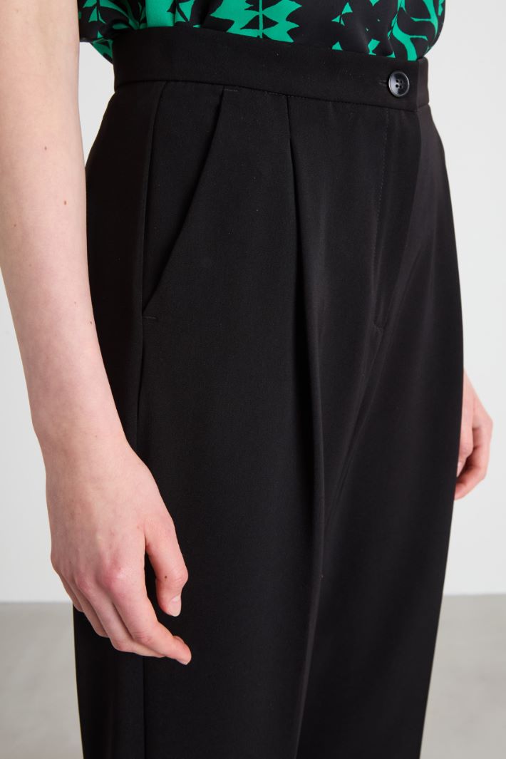 Darted twill trousers Intrend - 4