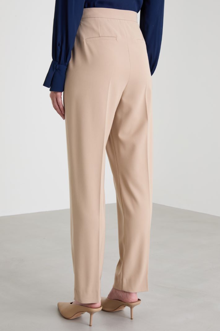 Darted twill trousers Intrend - 3