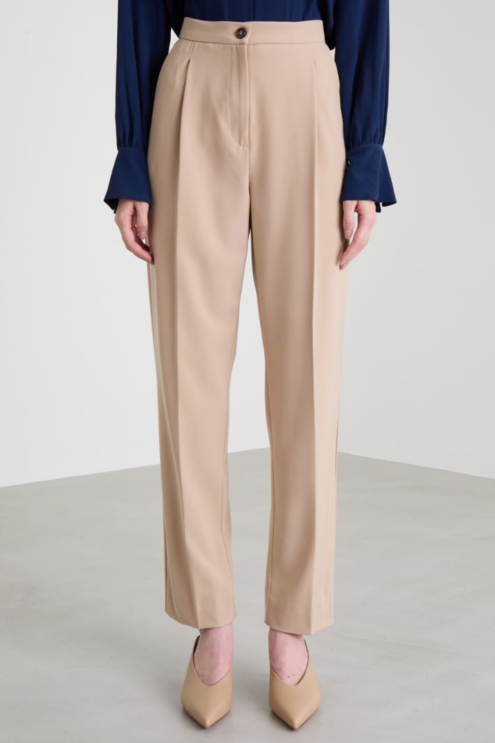 Darted twill trousers Intrend - 2
