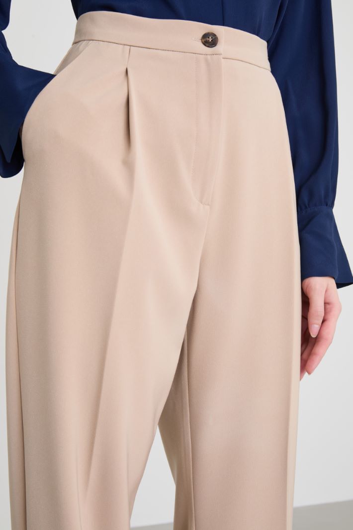 Darted twill trousers Intrend - 4