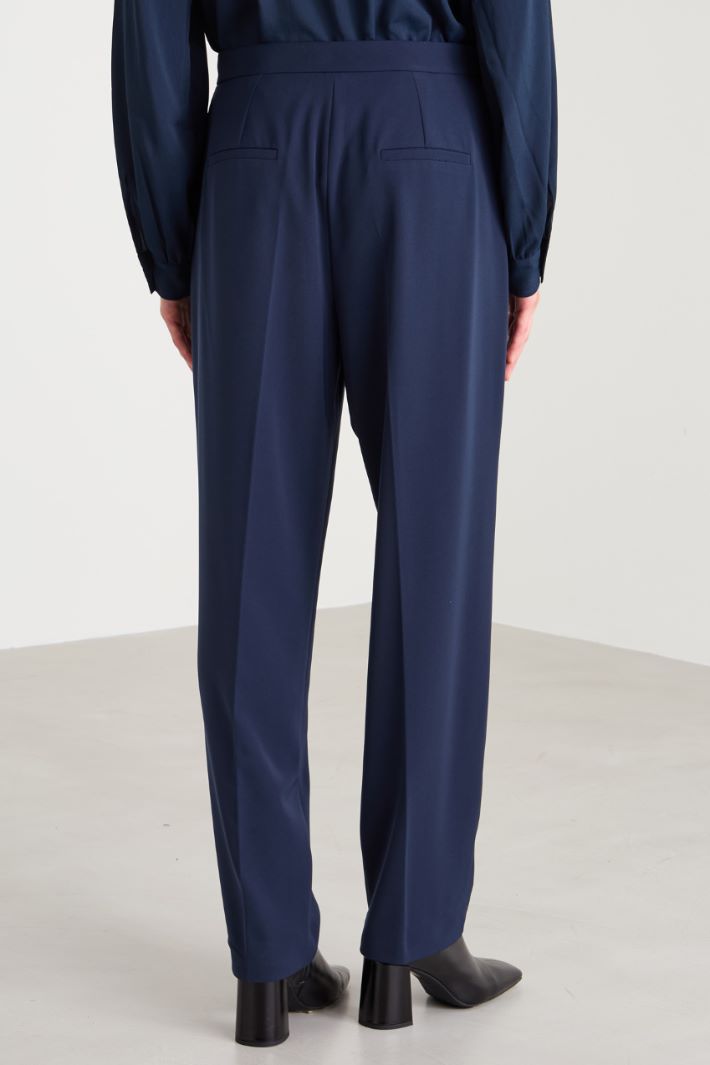 Darted twill trousers Intrend - 3