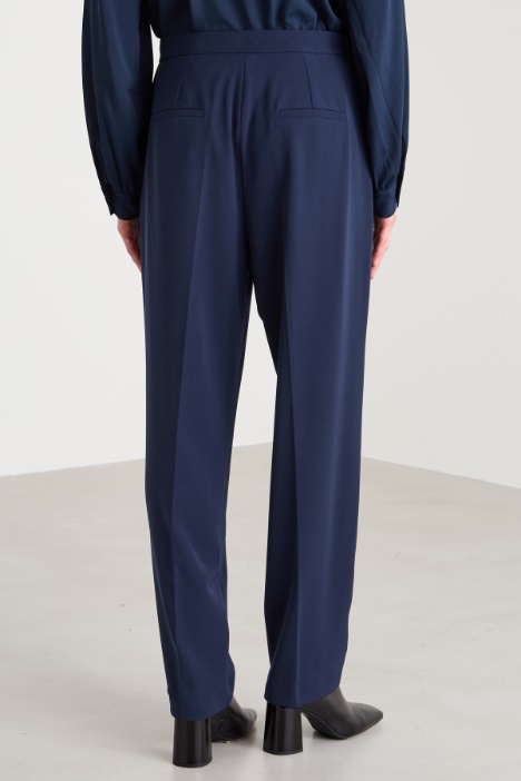 Pantalones de sarga con pinzas