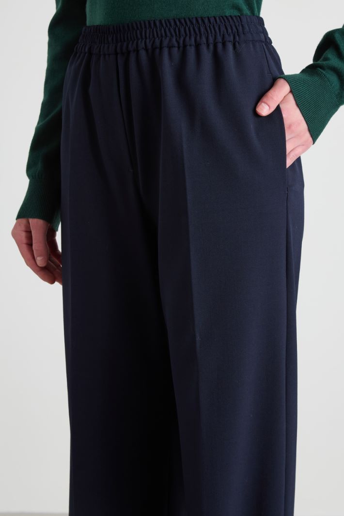 Straight gabardine trousers Intrend - 4