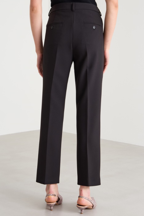 Pantaloni a sigaretta in cady