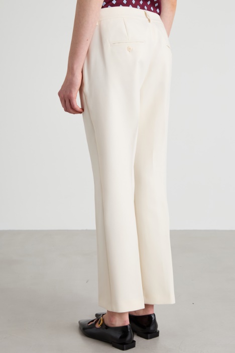 Pantaloni a sigaretta in cady
