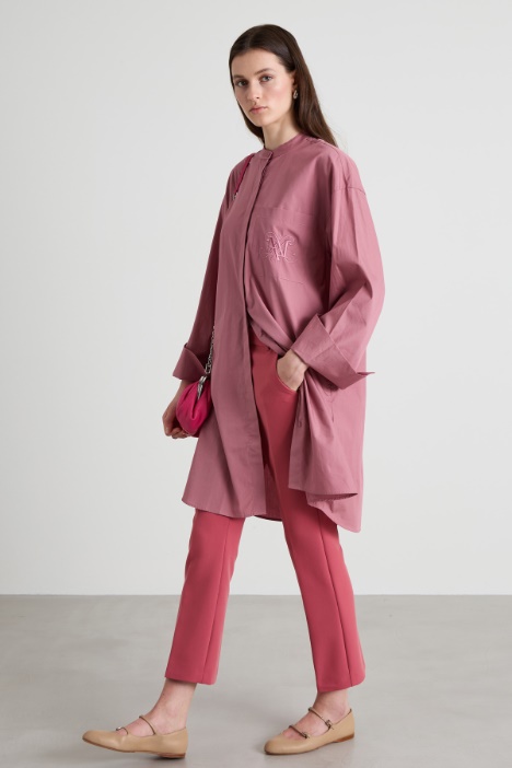 Pantaloni a sigaretta in cady Intrend