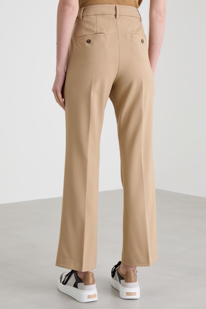 Pantaloni dritti in lana Intrend - 3