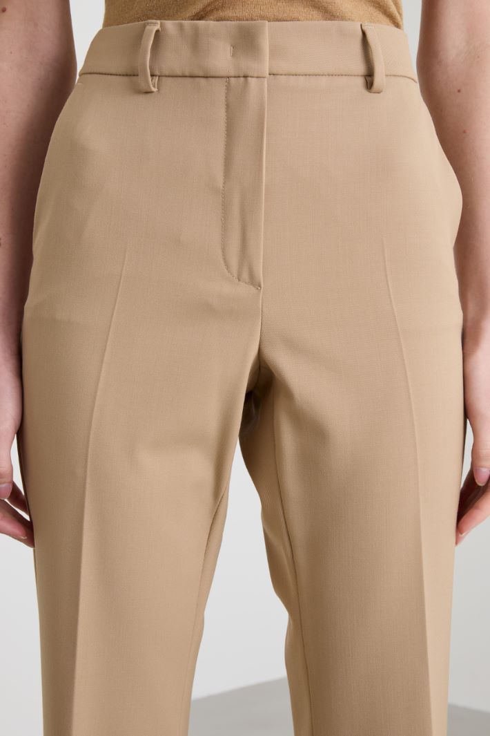 Pantaloni dritti in lana Intrend - 4