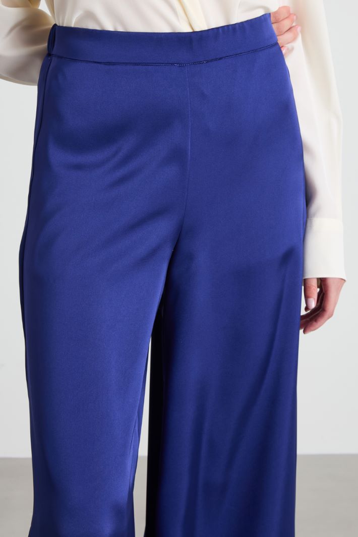 Pantaloni in raso Intrend - 4