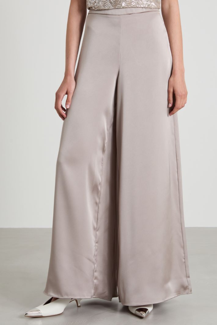 Pantaloni in raso Intrend - 2