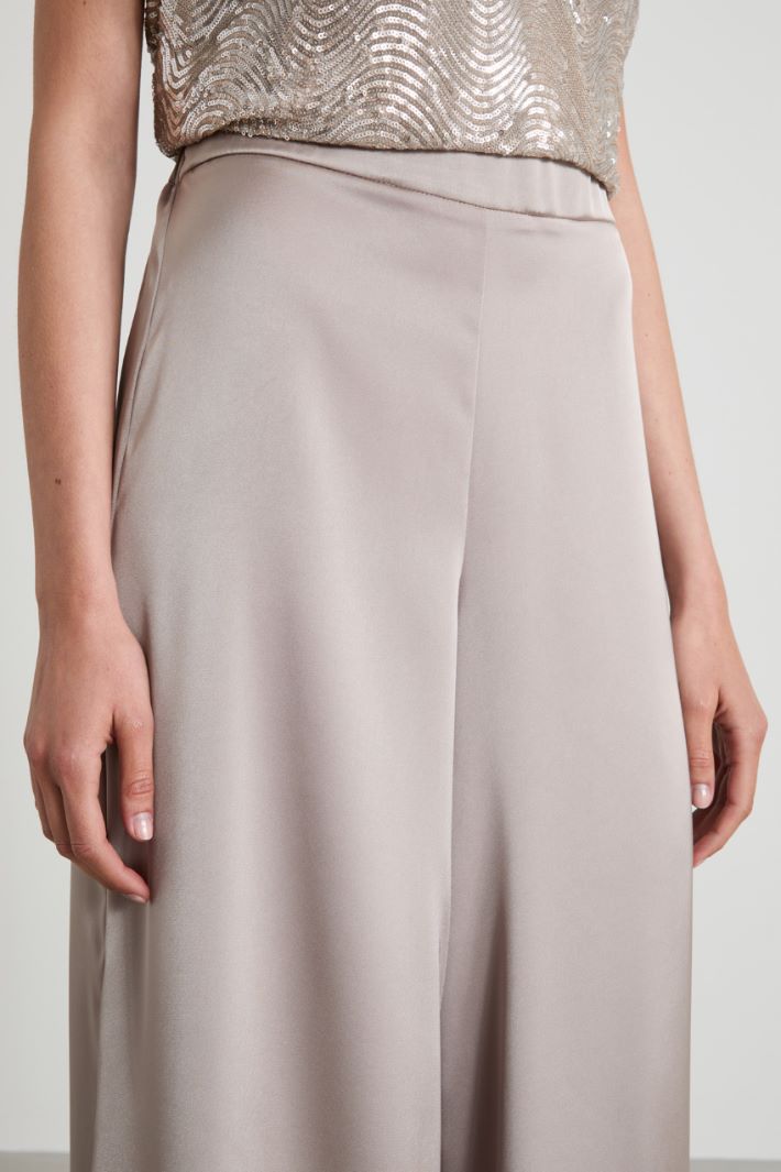 Pantaloni in raso Intrend - 4