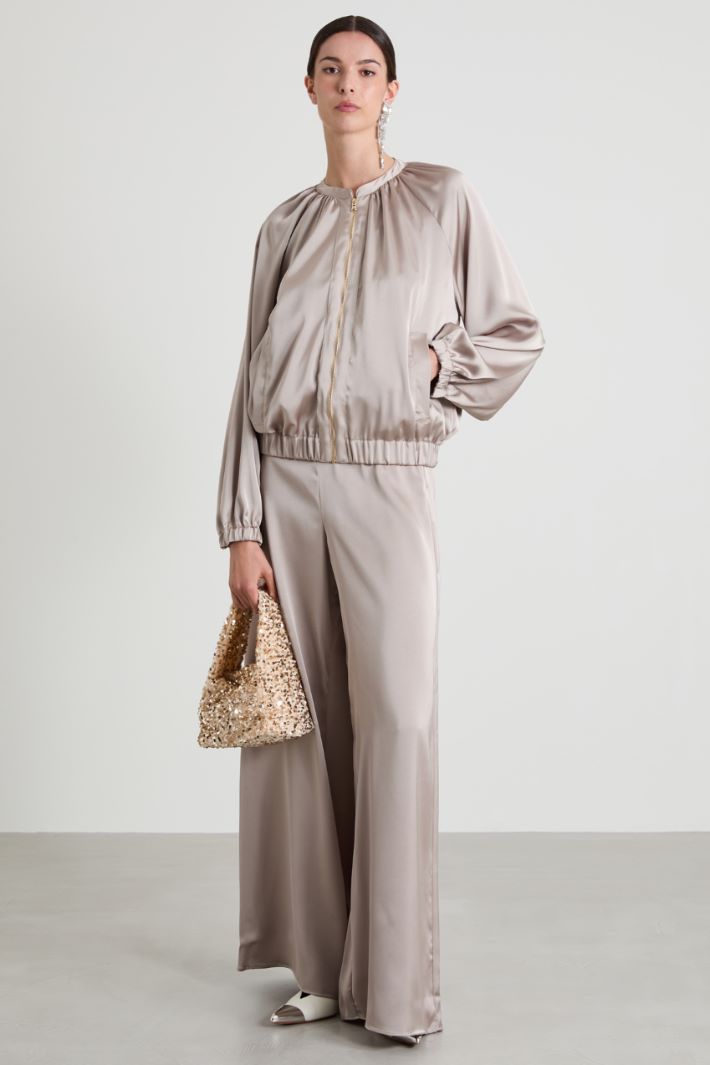 Pantaloni in raso Intrend